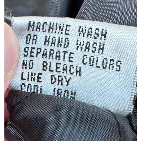 All Silks 100% Silk Jacket Size Large Men’s Black Full Zip - Picture 5 of 9